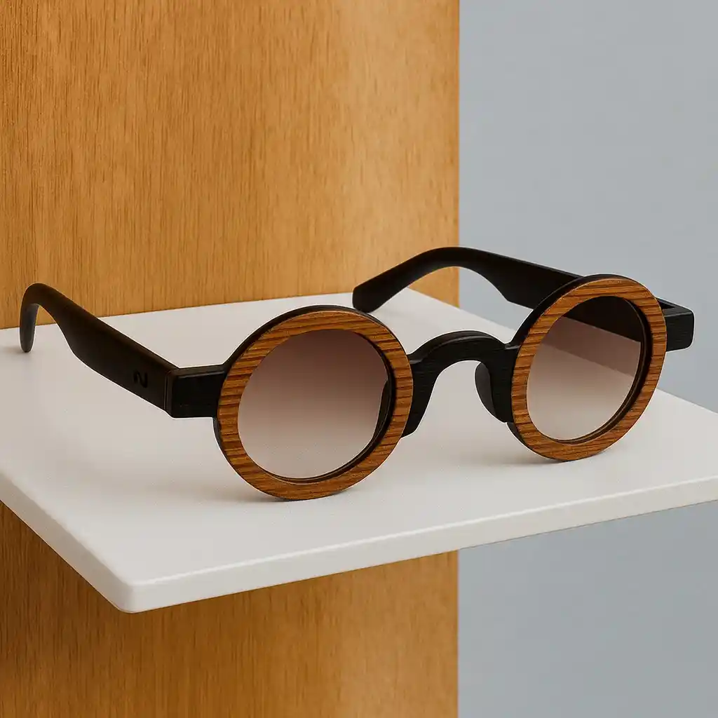 Occhiali in legno modello Pisa Centro