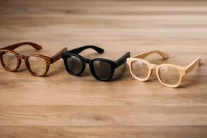 Occhiali in legno artigianali in noce, ebano e acero a confronto
